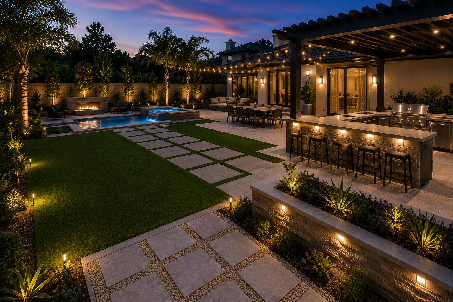 Full backyard design inspiration